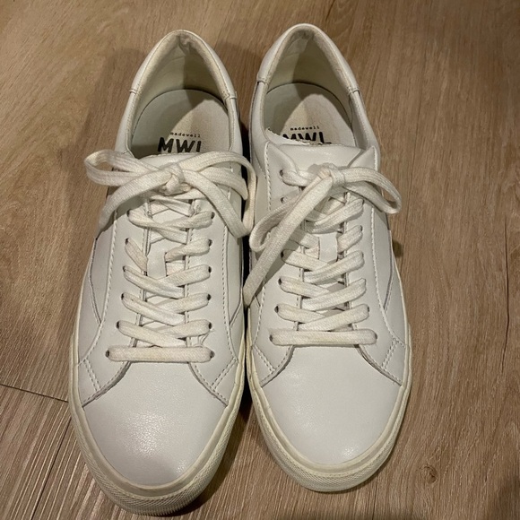 Madewell Sidewalk Talk low rise Womens Leather sneakers size 9 - Picture 7 of 7